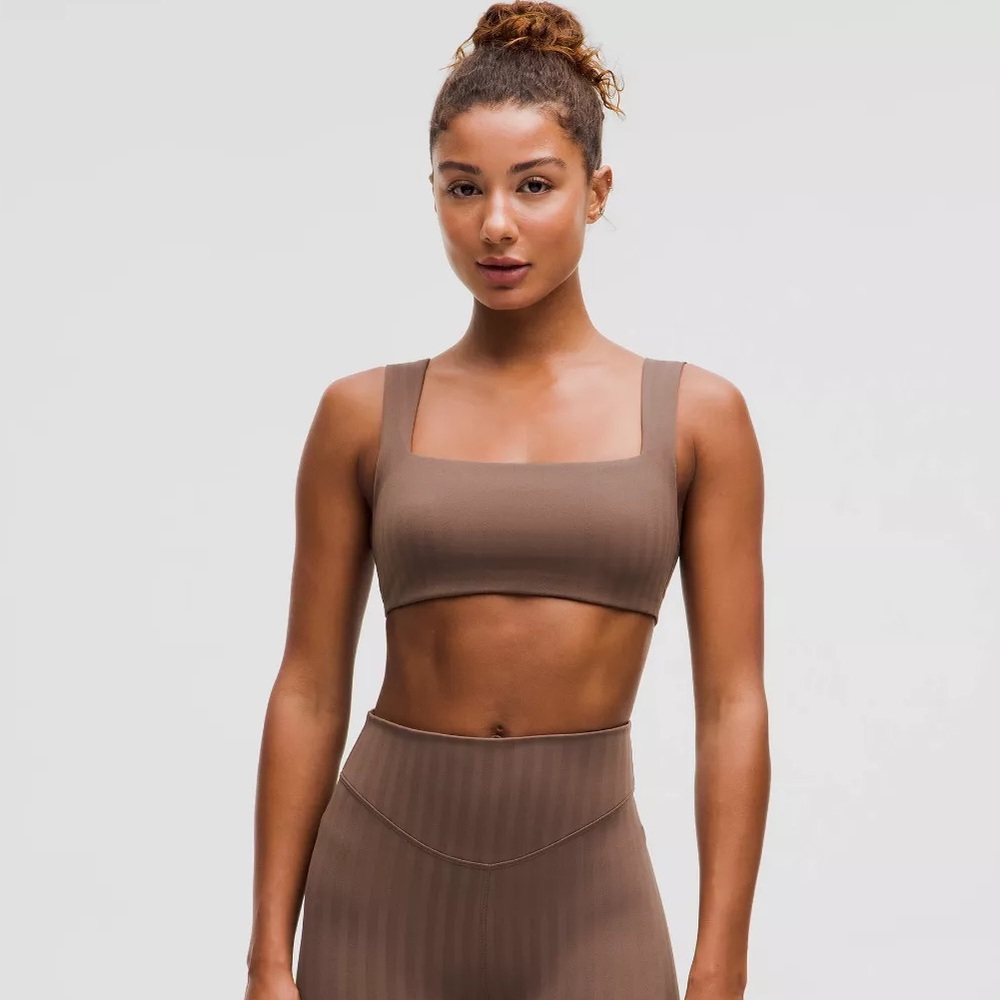 Lululemon wunder under bra light support a/b tonal stripe